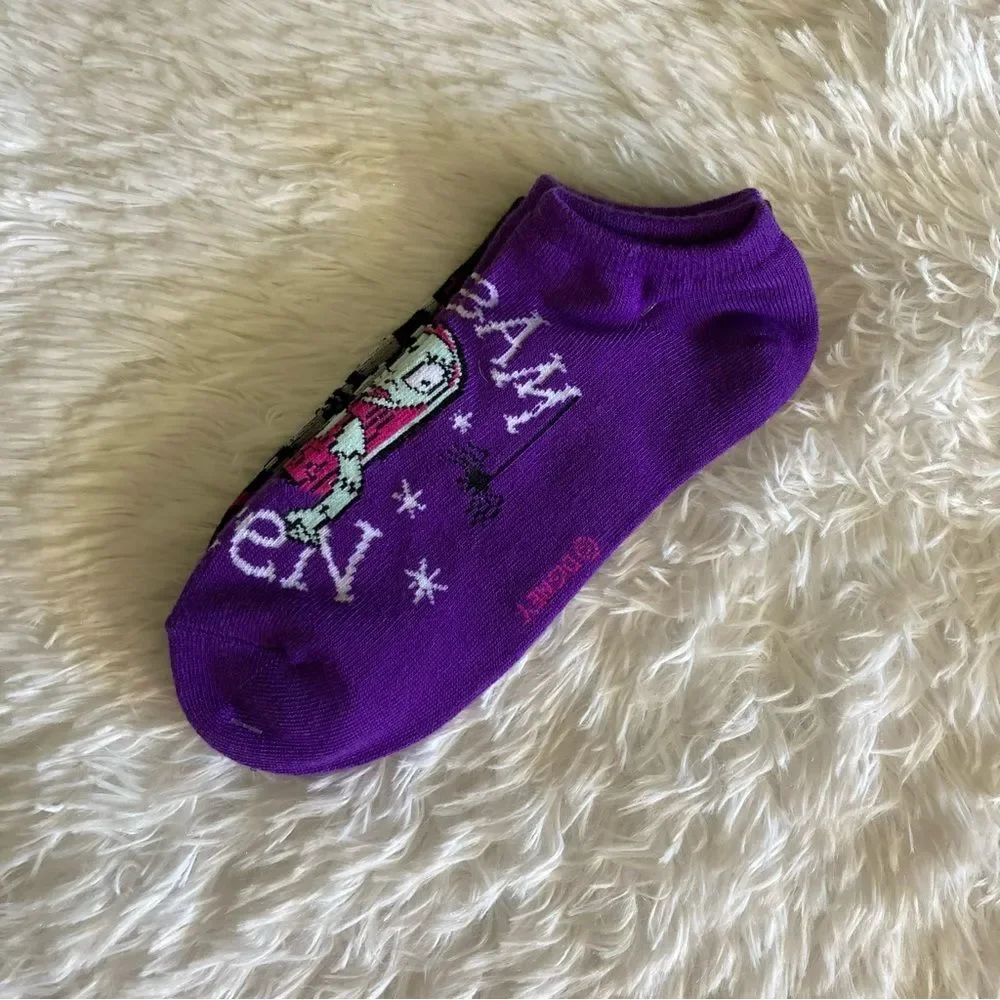 The Nightmare Before Christmas 2 Pairs No Show Socks NWT Jack & Sally